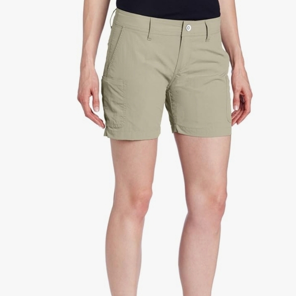 Gramicci Kayaker Quick Dry Cargo Short in Green Clay Women's Size 12 - Picture 1 of 13